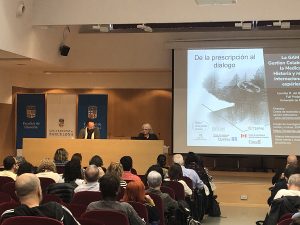 Presentación sobre la experiencia internacional de la Gestión Colaborativa de la Medicación en la Universitat de Barcelona