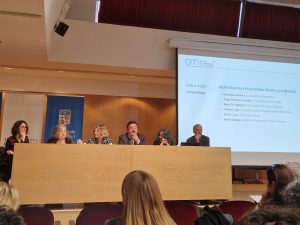 Inauguración de la jornada sobre Gestión Colaborativa de la Medicación con la participación de las instituciones organizadoras.
